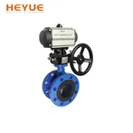 Pneumatický prírubový škrtiaci ventil