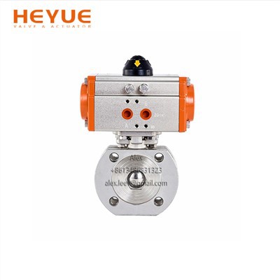 Pneumatic Italian Wafer Thin Ball Valve